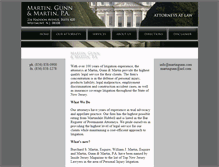 Tablet Screenshot of martingunn.com